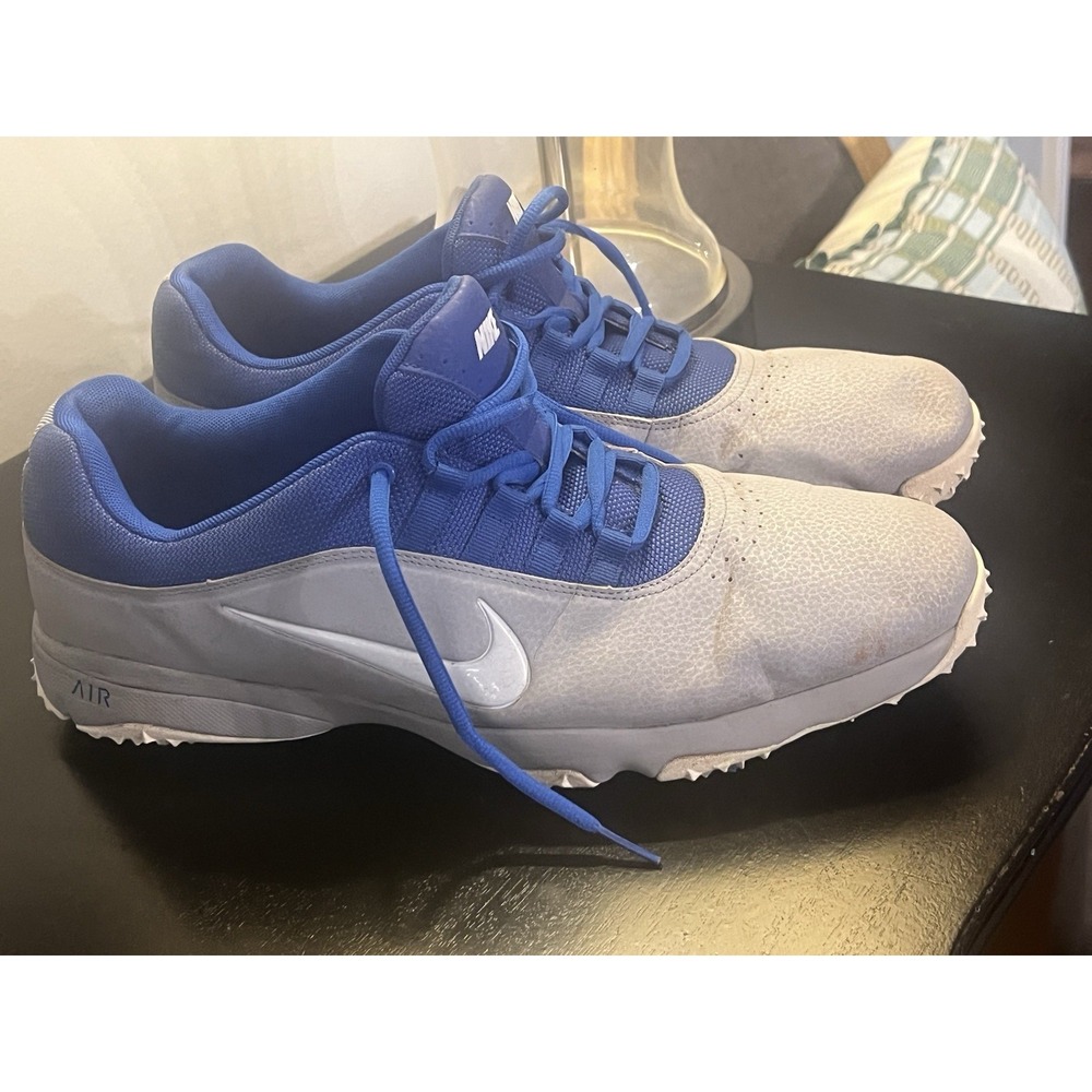 Nike Air Rival 4 Golf Shoes wolf grey/blue/white size 13 VGUC